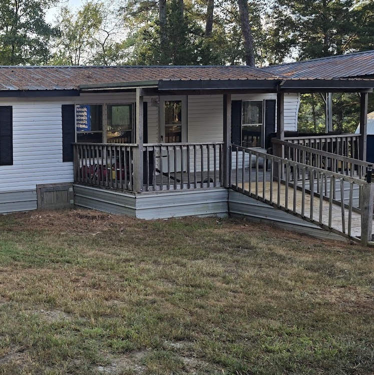 Handy Hands office and front porch
