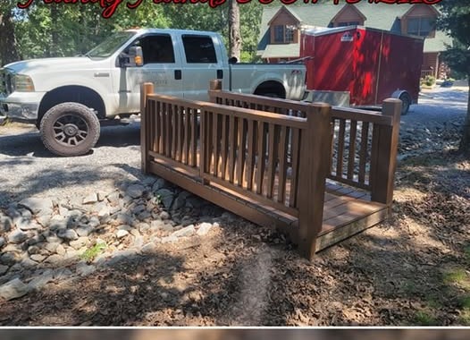 Custom bridge built by Handy Hands