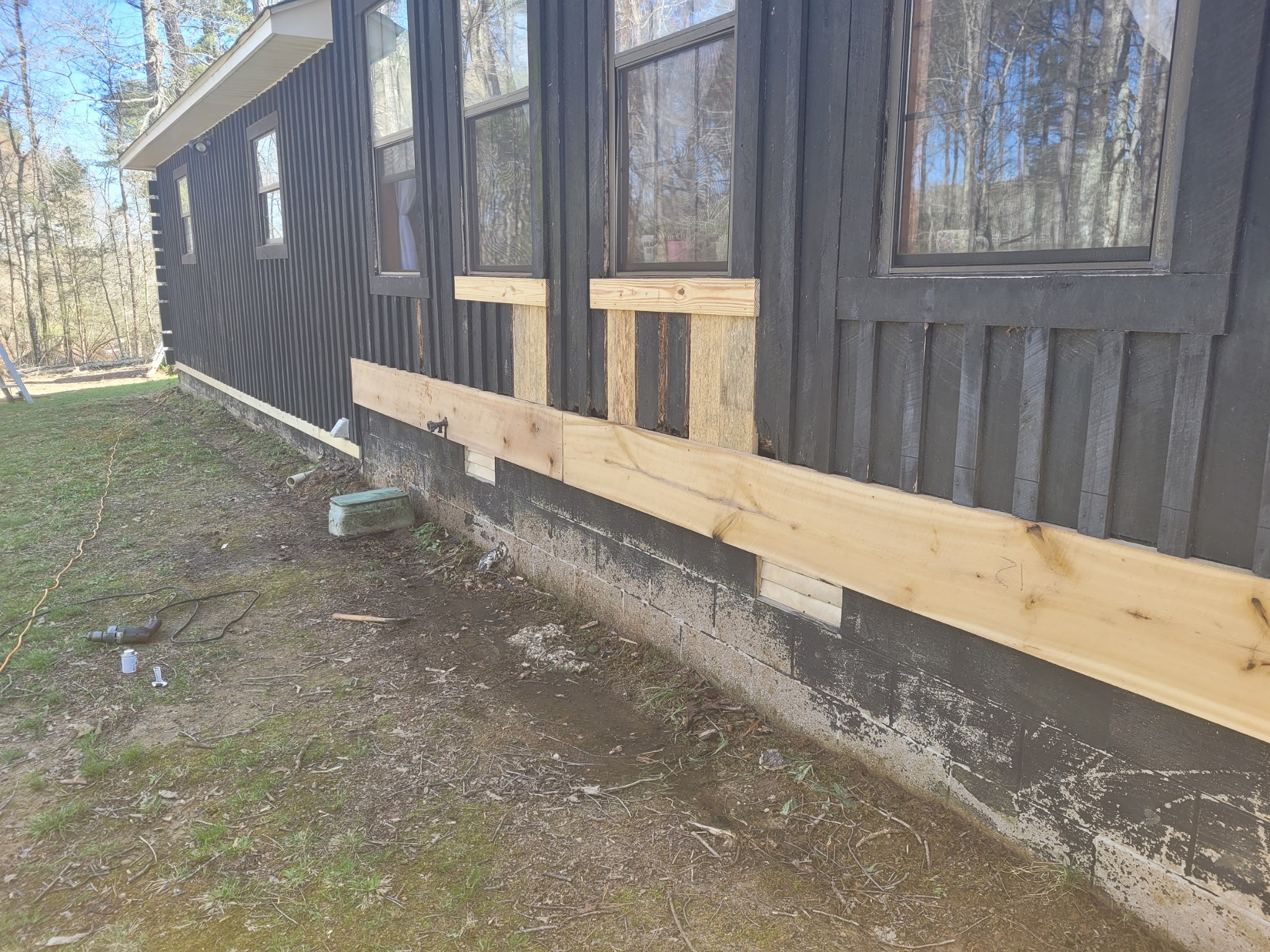 Custom cabin rot repair
