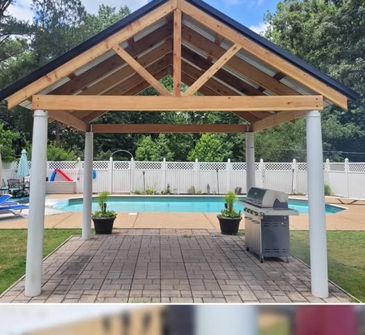 Custom gazebo built by Handy Hands