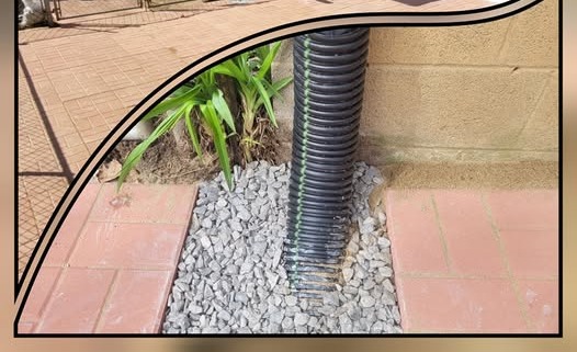 Patio drainage project